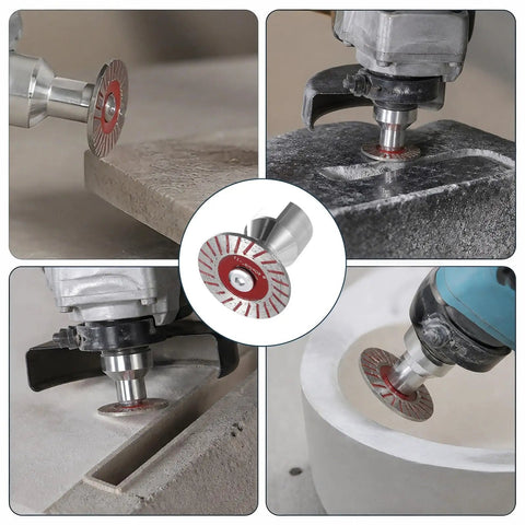 40mm Diamond Saw Blades And Sanding Disc Kit For Stone Tile Granite Marble Ceramic PVC Engraving Cutting Cutter Set on angle grinder
