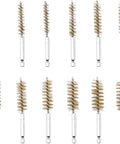 Wire Brush Drill Attachments With One Quarter Inch Hex Shank For Power Drill Or Die Grinder 38 Piece SAE And MM Brush Set