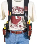 Left Hand SuspendaVest Utility Harness With 17 Pockets And Tool Holders For Framing, Electrical, Concrete And Trim Jobs