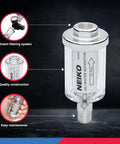 Water And Oil Separator For Air Line One Quarter Inch NPT Inlet And Outlet Moisture Filter Dryer with transparent housing