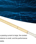 100 Pcs P125 D Spring Test Probes With Large Round Heads For PCB Testing 2.0mm Diameter Pogo Pins Set