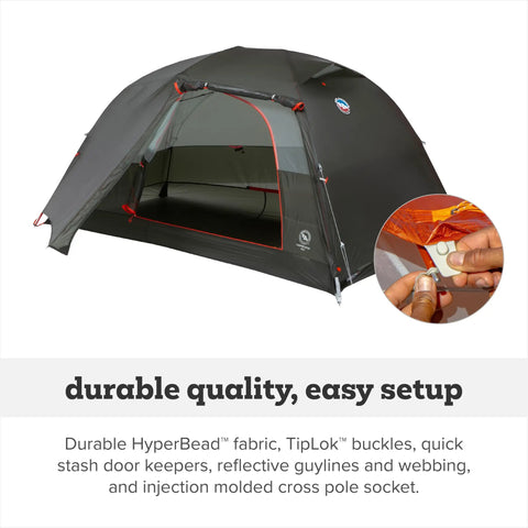 Copper Spur UL Ultralight Backpacking Tent For Two People, 3 Season Waterproof Shelter With Anodized Poles, door detail