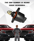 Direct Fit Car Idle Air Control Valve and Throttle Response Regulator with 4-pin connector, used for engine performance.
