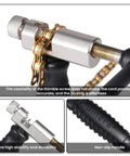 Bike Chain Breaker Tool Universal For 7 8 9 10 11 Speed Chains Link Removal showing compact design with non-slip handle