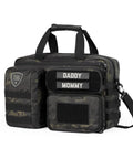 Deuce 4th Gen Tactical Diaper Bag For Dads With Included Changing Mat And Stroller Straps Water Resistant 600D Polyester camo design
