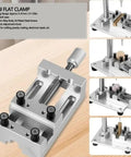 Mini Vise For Jewelry And Model Making, CNC Aluminum Alloy Bench Clamp, Precision Small Part Holder With 0 To 47 Mm Range, Flat Base Mounting, Pro Grade Crafting Tool For Enthusiasts And Professionals, 6061 aluminum alloy bench vise