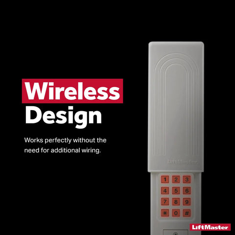 Wireless Keyless Entry Keypad For Garage Door And Gate Openers Universal Fit No Wiring Needed Battery Operated With 9 Volt Battery Included