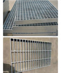 Heavy Duty Galvanized Steel Drain Grate Cover For Outdoor Drainage, Anti Slip Metal Sewer Strainer That Prevents Clogs