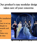 Top Shelf 80 Inch P1.86 Led Poster Display With Gob Coating And Spliceable Digital Signage Setup For Slick Indoor Advertising That Drops Dead Gorgeous At Retail Stores showcasing models in gowns.