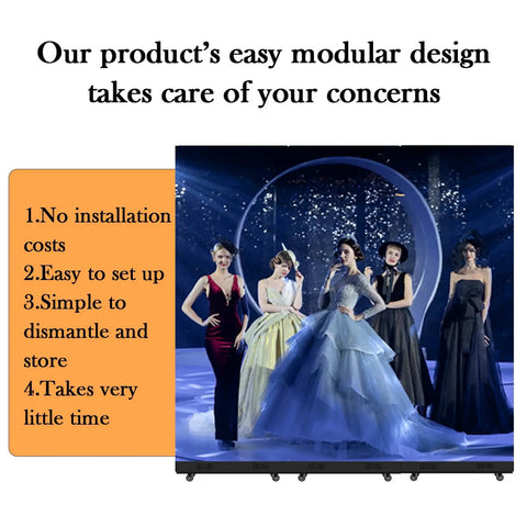 Top Shelf 80 Inch P1.86 Led Poster Display With Gob Coating And Spliceable Digital Signage Setup For Slick Indoor Advertising That Drops Dead Gorgeous At Retail Stores showcasing models in gowns.