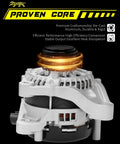 Beefed-Up 135A Alternator For Honda CR-V Ex LX Ex-L Touring 2015-2019 And Acura ILX TLX 2015-2022 2.4L L4 With Clockwise 7-Groove Pulley OE 31100-5X6-J01 side view showing craftsmanship