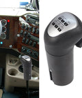 Heavy Duty Truck Shift Handball A6909 Replacement Gear Change Knob For Eaton And Fuller Rugged ABS Construction Easy Install Durable Interior Part For Multiple Speed Options installed in truck cabin