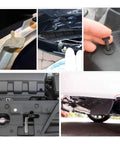 Hella Reliable 425 Piece Kit Car Push Retainer Clips and Auto Fastener Assortment showing various push pins and install points for quick repairs.
