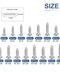 Carbon Steel Nickel Plated Mini Screw Kit With 750 Self Tapping Phillips Pan Head Screws Electronics DIY Assortment In 15 Sizes M1x3 To M1.7x8 Includes Elbow Tweezers Pro Grade Small Screws For PC Repair And Gadgets