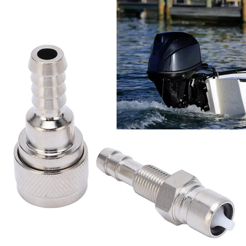 Five Sixteenth Inch Fuel Connector For Outboard Motors Interchangeable Fuel Line Connector 3B2-70250-1 And 3B2-70260-1 For Two And Four Stroke Engines Wide Compatibility Across A Broad Range Of Horsepower Durable