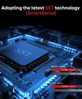 Close-up of a circuit board with SST chip highlighting error reduction, related to Pro 4 Smart Solar Driveway Alarm With 2.4G Wi Fi Real Time.