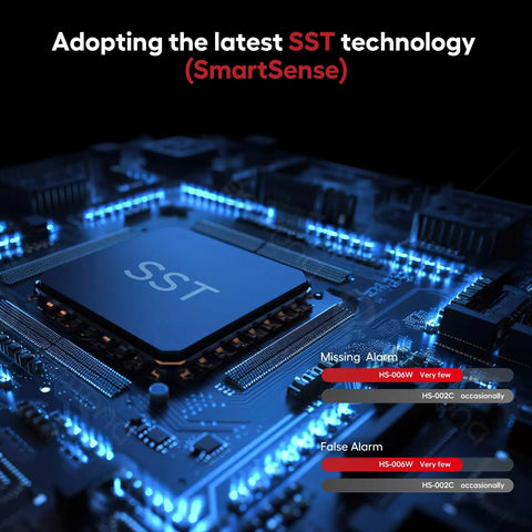 Close-up of a circuit board with SST chip highlighting error reduction, related to Pro 4 Smart Solar Driveway Alarm With 2.4G Wi Fi Real Time.