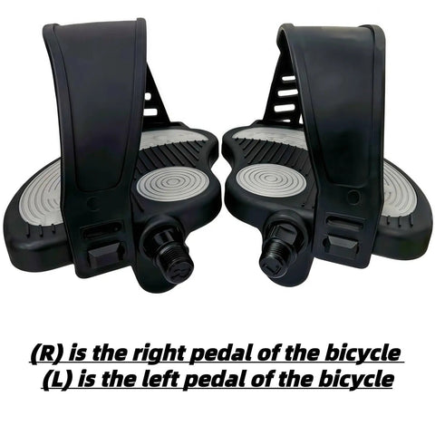 schwinn bicycle pedals Heavy Duty Indoor Bike Pedals With Adjustable Straps ✓