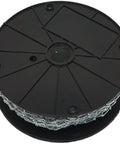 Zinc-plated double loop chain on plastic reel, 3 mm x 100 ft, 90 lb working load, Double Loop Chain 3 Mm by 100 Feet Zinc Plated All Purpose Chain