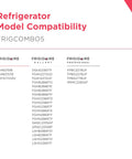 Refrigerator model compatibility list for Plug And Play PureSource Ultra Water And Air Filter Kit With PureAir Ultra II replacements.