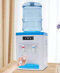 Compact 110V 550W Portable Countertop Water Dispenser With Hot And Cold Water Tiny Desk Side Hydration Station in use