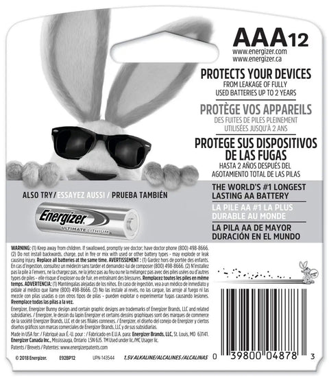 Top Shelf Triple A Alkaline Batteries Eight Pack with package design and protective features for long lasting performance.