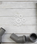 Heavy Duty Nylon Washer Set Assortment Kit From M2 To M8 Flat Nylon Washers For Furniture Assembly Machinery Upgrades And Hardware Projects 500 Piece Insulated Spacer Washers For Durable Mounting, white sizes