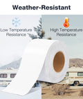 4 Inch By 50 Foot RV Sealant Tape White Waterproof Roof Seal Tape With UV And Weatherproof Sealant For RV Roofs Windows Boat Sealing