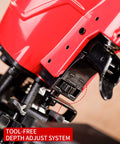 Close-up of 15 Degree Roofing Nailer Coil Kit With 120 Nail Magazine And 240 Nails showcasing tool-free depth adjust system.