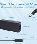 12V 5A Power Supply Adapter 60W With 100 240V AC Input To DC 12V Output For LED Strips CCTV Cameras Routers TV Boxes Webcams Speakers And More No Fuss Plug And Play Safe Stable, black 5.5x2.5mm DC plug