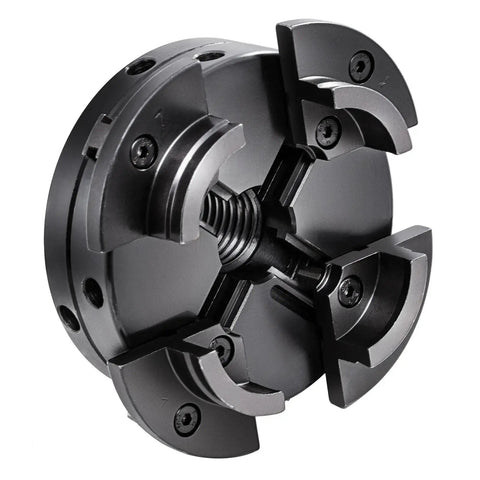 Heavy Duty Four Inch Four Jaw Self Centering Wood Lathe Chuck With 1 X 8 Tpi Thread For Dead On Accuracy And Knockout Woodworking Shop Projects Built Tough For Daily Grind