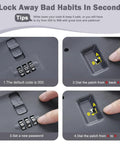 Compact Combination Lock Box That Keeps Your Phone, Medicine, Snacks, And Personal Items Safe At Home Or On The Go With An Easy Code setup instructions