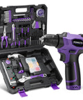 139 Piece Cordless Drill Set With Li Ion Battery 8V Power Drill Type C Charging Portable Basic Home Tool Kit For DIY Projects