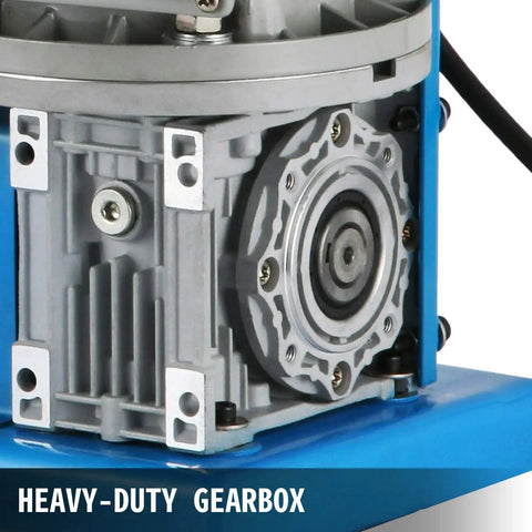 Heavy-duty gearbox of Industrial Auto Wire Stripping Tool Workhorse With 11 Channels And 10 Blades, aluminum construction.