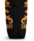 Side view of Boat Festival Gear Tote Bag For Paddling Training And Race Day Crew Style with dragon boat design