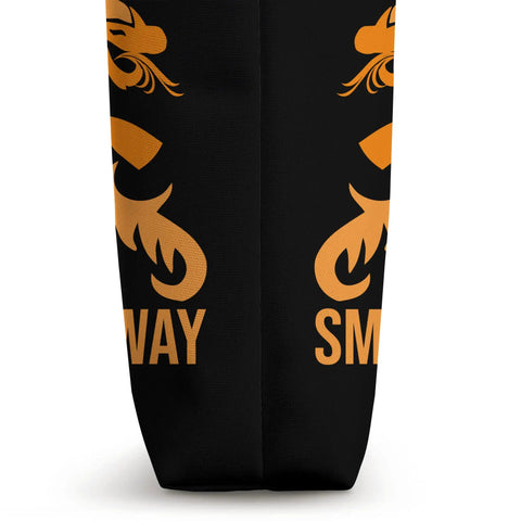 Side view of Boat Festival Gear Tote Bag For Paddling Training And Race Day Crew Style with dragon boat design