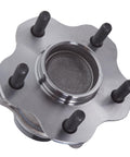 Rear Wheel Bearing And Hub Assembly For Nissan Rogue And Rogue Sport 5 Lug Direct Replacement Fits 2008 To 2020 Rogue And 2017 To 2022 Rogue Sport Qashqai For A Smooth Quiet Ride And Solid Handling, top view