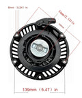 Dimensions of Recoil Pull Start 590607 797276 For Briggs And Stratton CR950 CR750 Engine and Generator