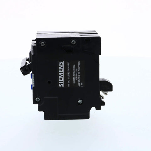 Side view of a 20 Amp 2 Pole AFCI Plug-On Neutral Circuit Breaker with Combination Type Arc Fault Protection