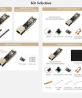 Kit selection for ESP32 P4 ETH Development Board with 100 Mbps Ethernet, plug and play interfaces, and AI speech support.
