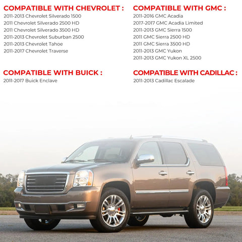 Gas Cap Replacement For 2011-2017 Chevy GMC Buick Cadillac SUVs And Trucks No Hassle Direct Fit For Silverado Sierra 1500