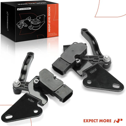 Ride Height Level Sensor For Ram 1500 2015 2016 2017 2018 Rear Driver Passenger 2 Piece Set 3 Pin Linkage with box