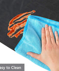 Cleaning a Heavy Duty Waterproof 10x10 Tarpaulin Ground Cover For Outdoor Camping, Rust-Resistant Grommets, 10 Mil Thick PE Floor Mat