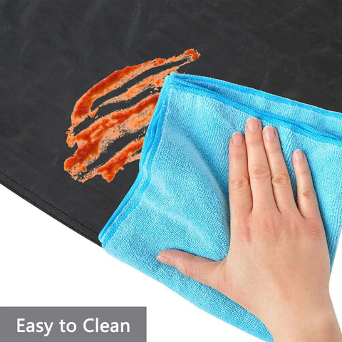 Cleaning a Heavy Duty Waterproof 10x10 Tarpaulin Ground Cover For Outdoor Camping, Rust-Resistant Grommets, 10 Mil Thick PE Floor Mat