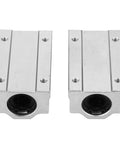 Two 13MM Inner Diameter Aluminum Alloy Linear Motion Ball Bearing Slide units showing precision bushing design for CNC rigs.