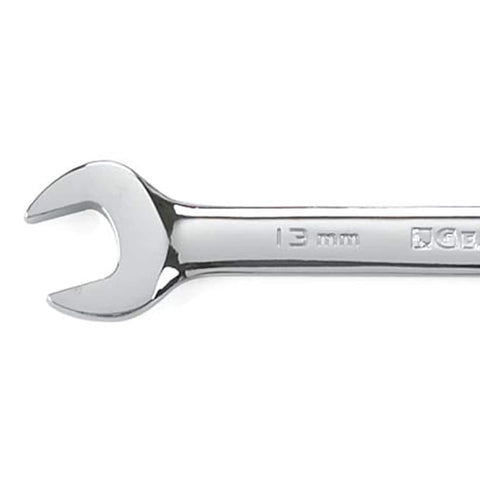 13 mm wrench from Ratcheting Combination Metric Wrench Set 5 Pc 12 Point With Off Corner Loading Box End For Better Grip And Less Fastener Rounding