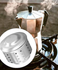 Moka Pot Guard 304 Stainless Steel Anti Splash Valve That Prevents Coffee Splashing And Keeps Countertops Clean No Mess