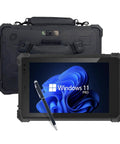 Heavy Duty 10.1 Inch Windows 11 Pro Rugged Tablet With Intel N5100 8Gb Ram 128Gb waterproof case and stylus, ideal for job sites.