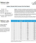 Nelson Labs Sodium Chloride NaCl aerosol test report for N95 mask filtration efficiency, study ID L499579-S01, dated 29 Mar 2022