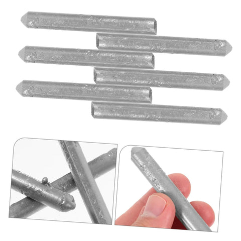 Low Temp Aluminum Welding Rods Set 6 Pack Multipurpose Welding Sticks showing texture and size for DIY metalworking projects.